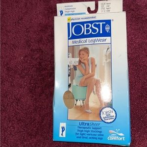 Size Large JOBST Thigh High Compression Stockings UltraSheer